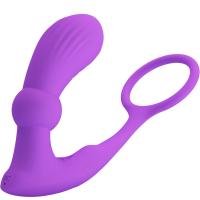 PRETTY LOVE - WARREN VIOLET ANAL RING & VIBRATOR