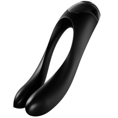 Satisfyer - Vibratore Da Dito Candy Cane Nero 1