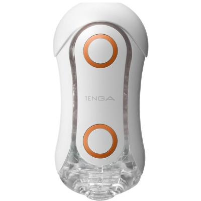 Tenga - Masturbatore Flip Orb Strong Crash Bianco E Arancione 1