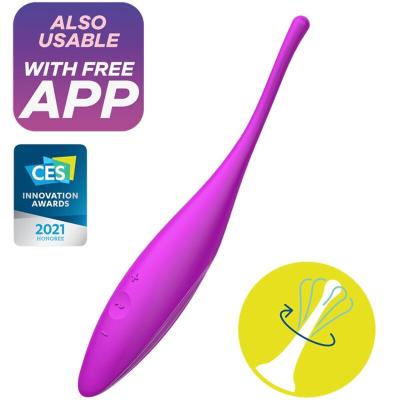 Satisfyer - Vibratore Twirling Joy Clit Tip Fucsia 1