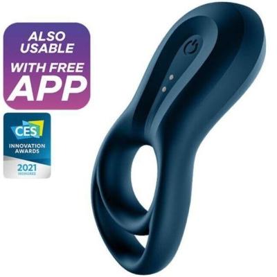 Satisfyer - App Vibratore Ad Anello Epic Duo Blu 1