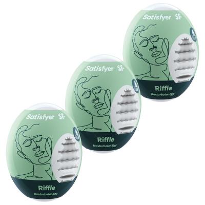 Satisfyer - 3 Uova Masturbatori Riffle 1