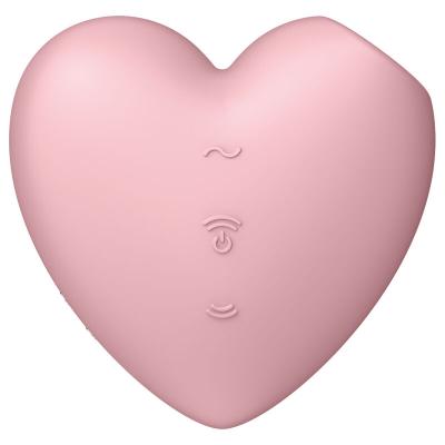 Satisfyer - Stimolatore E Vibratore Cutie Heart Air Pulse Rosa 2