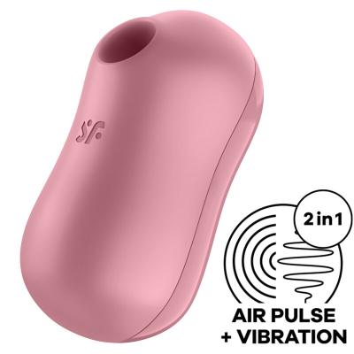 Satisfyer - Stimolatore E Vibratore D&#039;Aria Per Zucchero Di Cotone Rosa 1