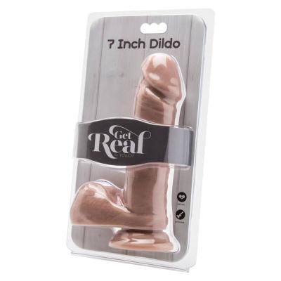 Get Real - Dildo 18 Cm Con Palle Di Pelle 2