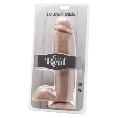 Get Real - Dildo 25,5 Cm Con Palle Di Pelle 2