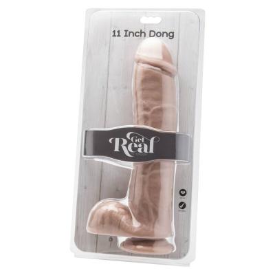 Get Real - Dildo 28 Cm Con Palle Di Pelle 2