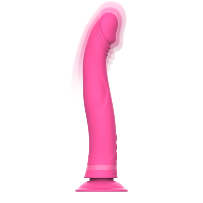 Intense - Dildo Vibratore In Silicone Rosa Michelangelo 2