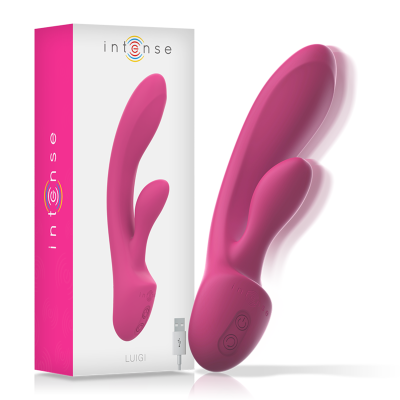 Intense - Vibratore Luigi Rabbit Silicone Liquido Rosa 2