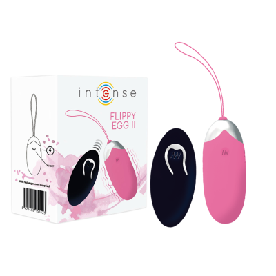 Intense - Uovo Vibrante Flippy Ii Con Telecomando Rosa 1