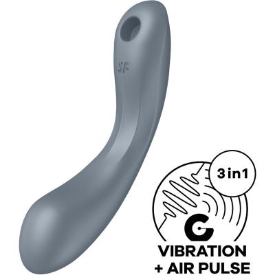 Satisfyer - Curve Trinity 1 Air Pulse Vibrazione Grigio 1