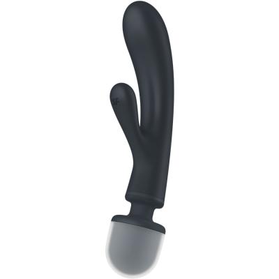 Satisfyer - Massaggiatore Vibratore Coniglio Triple Lover Grigio 1