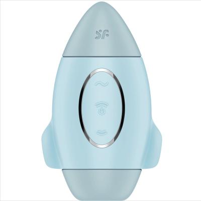 Satisfyer - Mission Control Vibratore Piccolo Blu A Doppio Impulso 1