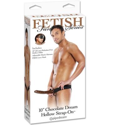 Fetish Fantasy Series - Chocolate Dream Hollow Strap-On 1