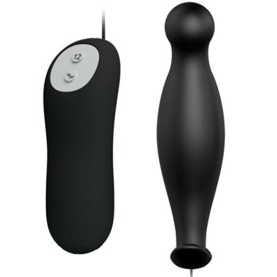 Pretty Love - Plug Anale In Silicone 12 Modalit Di Vibrazione Nero 2