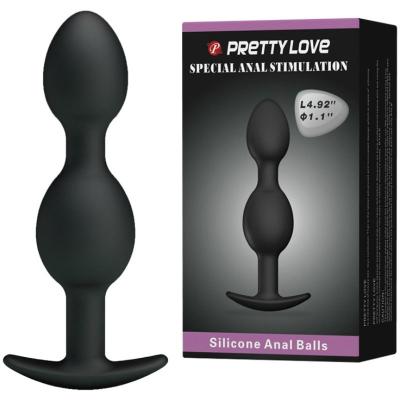 Pretty Love - Sfere Anali In Silicone 12.5 Cm Nere 2