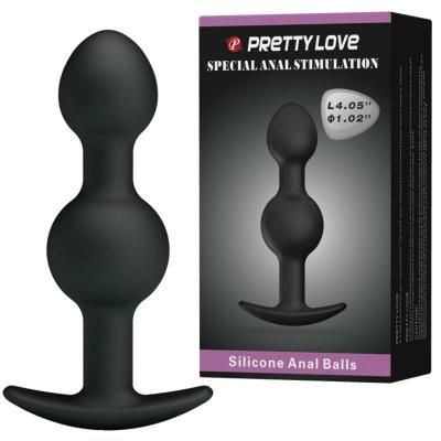 Pretty Love - Sfere Anali In Silicone Per Stimolazione Speciale 10.3 Cm Nero 2