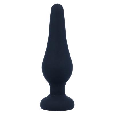 Intense - Plug Anale Pipo S Silicone Nero 9,8 Cm 2