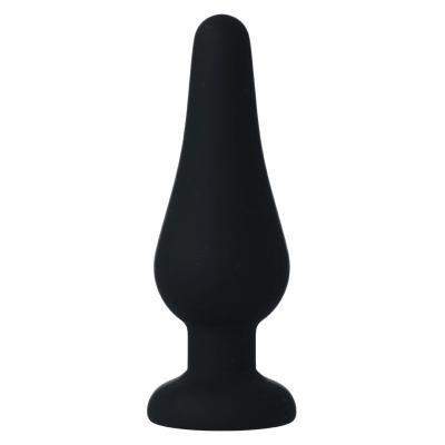 Intense - Plug Anale Pipo M Silicone Nero 11 Cm 2