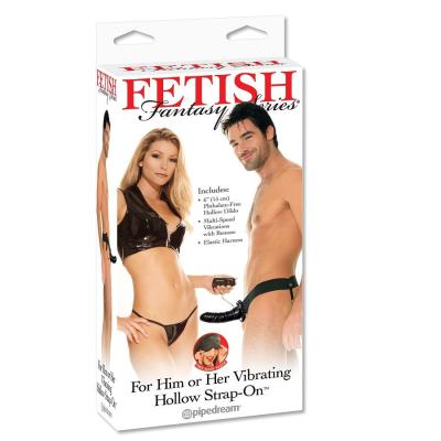 Fetish Fantasy Series - Strap-On Cavo Vibrante Per Lei O Lui Nero 2