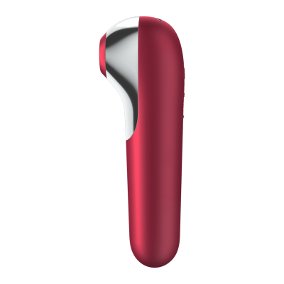 Satisfyer - Vibratore E Ventosa Dual Love Con Aria Pulsata Rosso 2