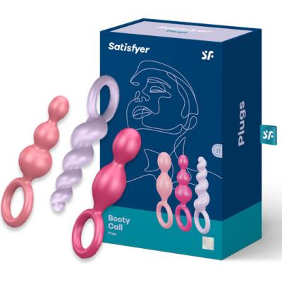 Satisfyer - Set 3 Pz Tappi Anal Tricolore 2