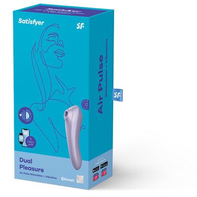 Satisfyer - Vibratore Dual Pleasure Air Pulse Mauve 2