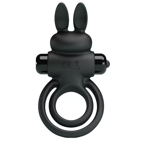 Pretty Love - Anello Vibrator Iii Rabbit Per Pene Nero 1