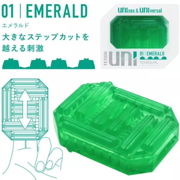 Tenga - Ditale Masturbatore Uni Emerald 2