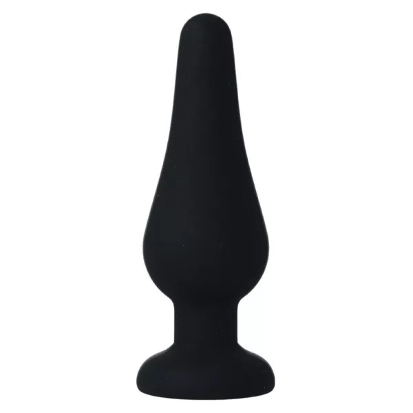 Intense - Plug Anale Pipo M Silicone Nero 11 Cm 2